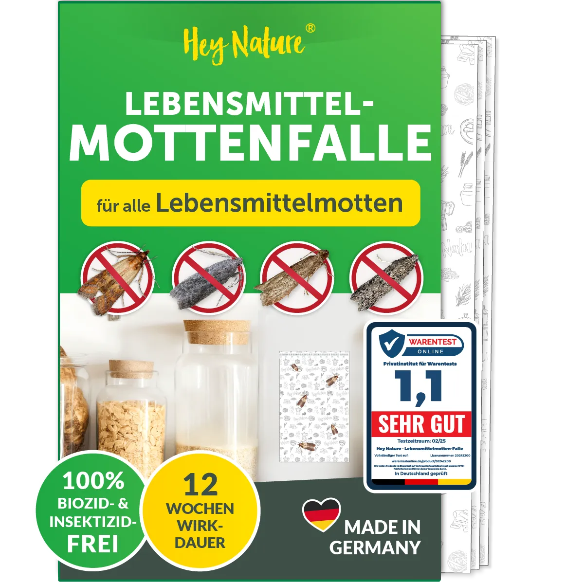 Mottenfalle gegen Lebensmittelmotten