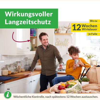 Mottenfalle gegen Lebensmittelmotten