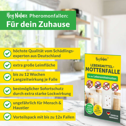 Mottenfalle gegen Lebensmittelmotten